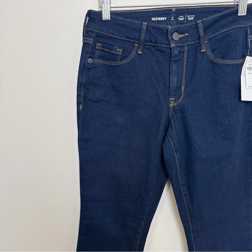Old Navy Womens 4 Petite Mid-Rise Pop Icon Skinny Jeans - Picture 4 of 14